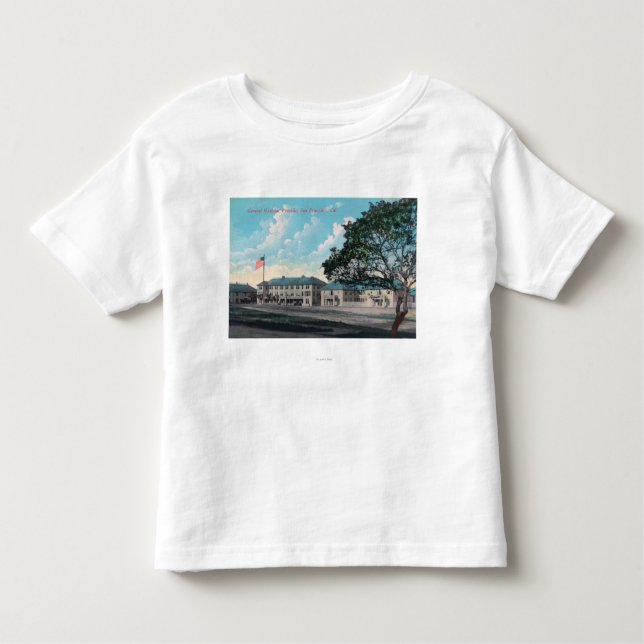 T-shirt Pour Les Tous Petits Vue extérieure d'Hôpital Général, Presidio (Devant)