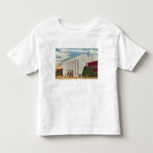 T-shirt Pour Les Tous Petits Vue extérieure du bâtiment d'administration (Devant)