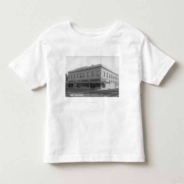 T-shirt Pour Les Tous Petits Vue extérieure du bâtiment de Lumbermens (Devant)