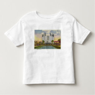 T-shirt Pour Les Tous Petits Vue extérieure du bâtiment de voyage