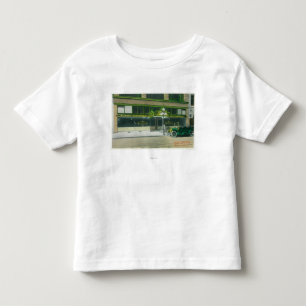 T-shirt Pour Les Tous Petits Vue extérieure du cafétéria de coucher du solei