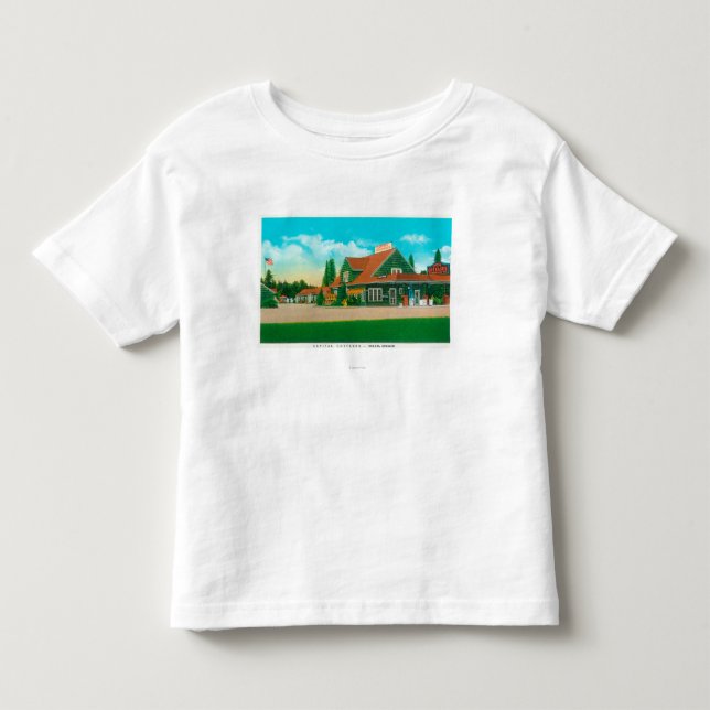 T-shirt Pour Les Tous Petits Vue extérieure du CottagesSalem capital, OU (Devant)