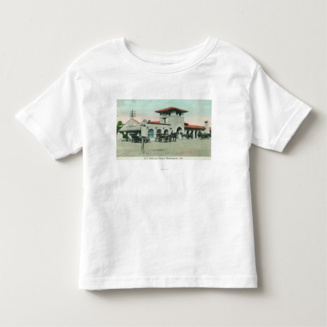 T-shirt Pour Les Tous Petits Vue extérieure du dépôt Pacifique du sud 4 (Devant)