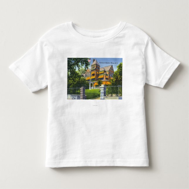 T-shirt Pour Les Tous Petits Vue extérieure du manoir du Gouverneur (Devant)