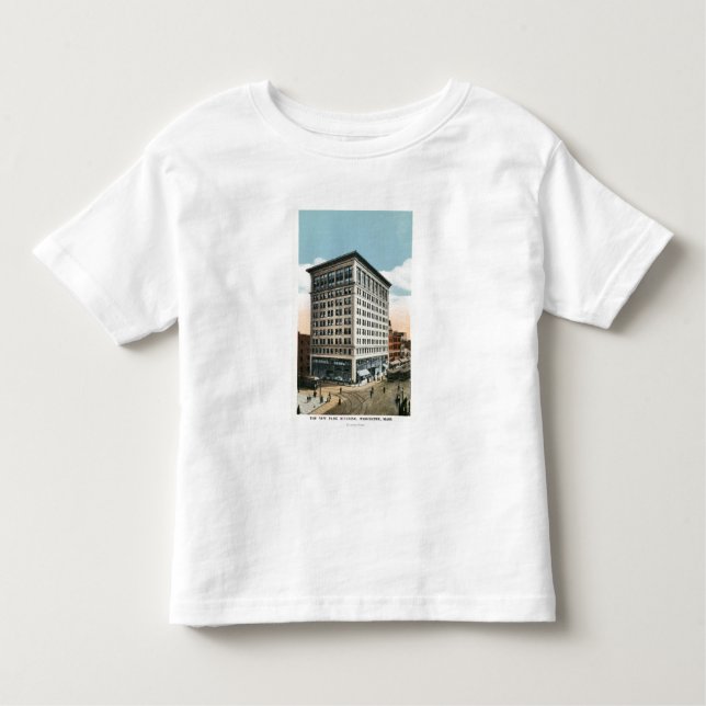 T-shirt Pour Les Tous Petits Vue extérieure du nouveau bâtiment de parc (Devant)