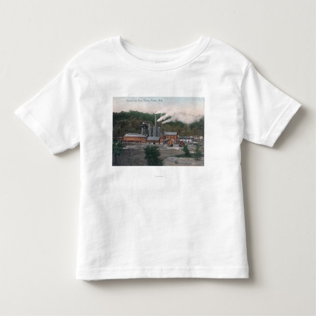 T-shirt Pour Les Tous Petits Vue extérieure d'une fonderie (Devant)