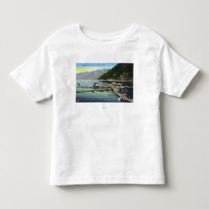 T-shirt Pour Les Tous Petits Vue générale de la baie en fer à cheval et du p