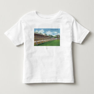 T-shirt Pour Les Tous Petits Vue juste de voie de course de raisons