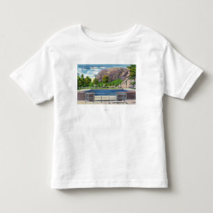 T-shirt Pour Les Tous Petits Vue municipale de piscine de roche Rimmon