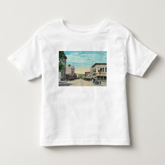 T-shirt Pour Les Tous Petits Vue occidentale d'avenue de Sherman (Devant)