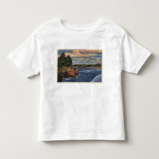 T-shirt Pour Les Tous Petits Vue occidentale d'entraînement de falaise de (Devant)