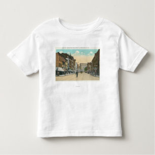 T-shirt Pour Les Tous Petits Vue orientale de rue de cour de rue de l'eau