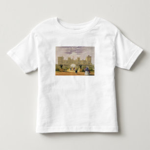 T-shirt Pour Les Tous Petits Vue orientale du château et du jardin, Windsor Ca