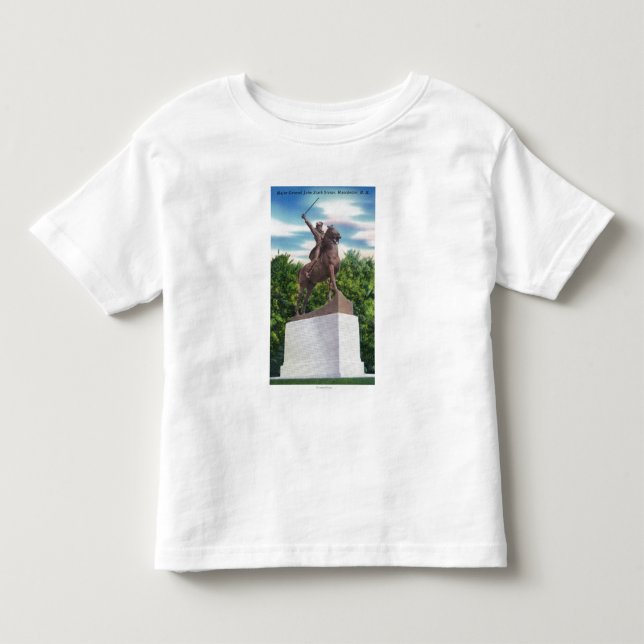 T-shirt Pour Les Tous Petits Vue rigide de statue de GEN John (Devant)