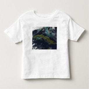 T-shirt Pour Les Tous Petits Vue satellite de Cuba