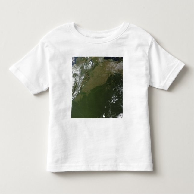 T-shirt Pour Les Tous Petits Vue satellite de la Colombie-Est (Devant)