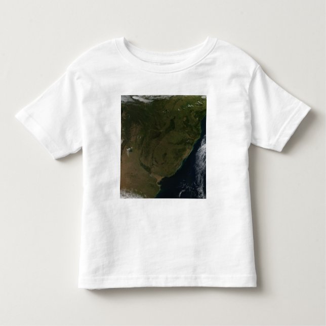 T-shirt Pour Les Tous Petits Vue satellite de l'Amérique du Sud (Devant)
