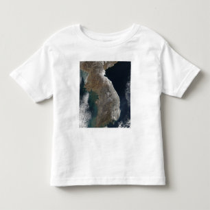 T-shirt Pour Les Tous Petits Vue satellite des chutes de neige