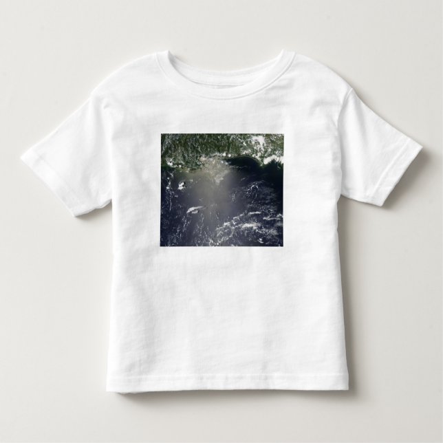 T-shirt Pour Les Tous Petits Vue satellite des fuites d'huile (Devant)