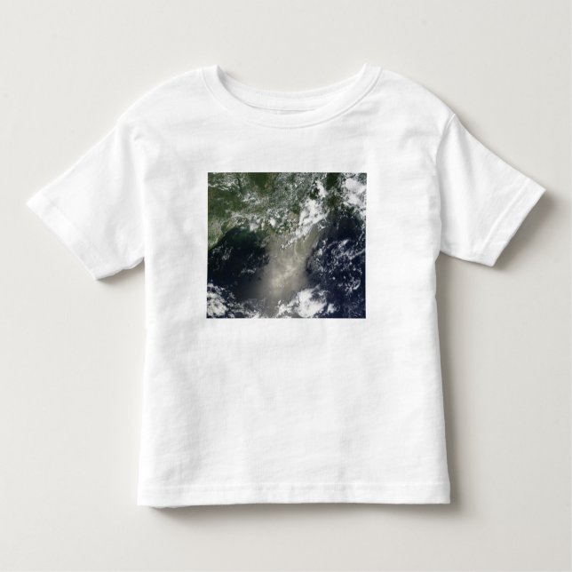 T-shirt Pour Les Tous Petits Vue satellite des stries et rubans d'huile (Devant)
