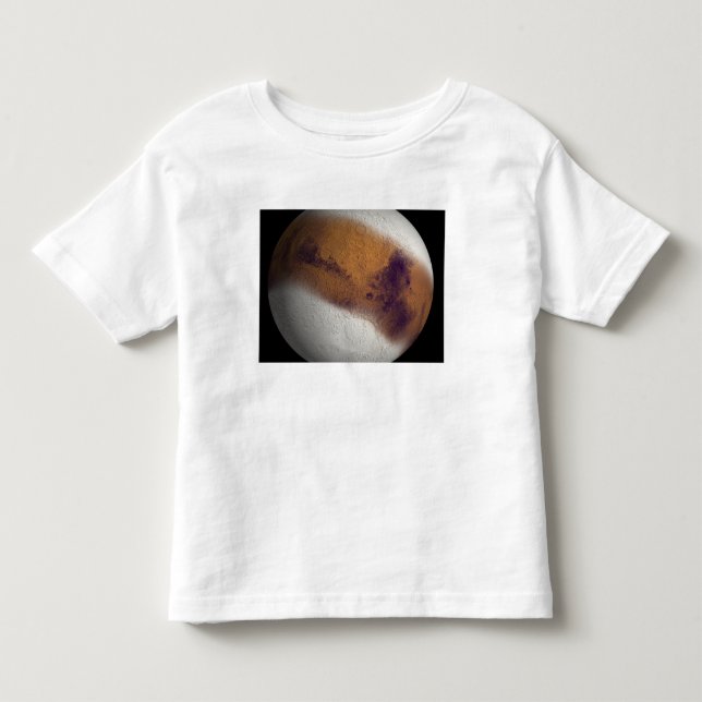 T-shirt Pour Les Tous Petits Vue simulée de Mars (Devant)