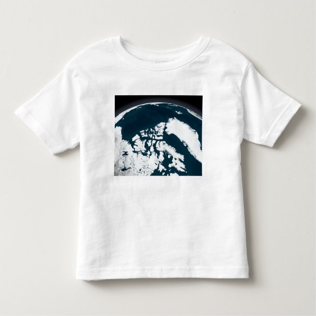 T-shirt Pour Les Tous Petits Vue sur le Groenland et l'océan Arctique (Devant)