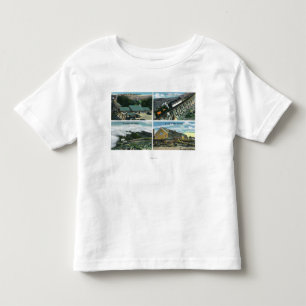 T-shirt Pour Les Tous Petits Vues pittoresques du voyage vers le sommet