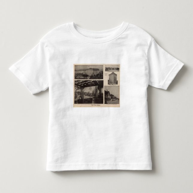 T-shirt Pour Les Tous Petits Vues, Seattle (Devant)