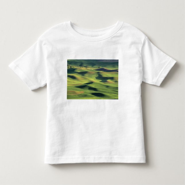 T-shirt Pour Les Tous Petits WA, comté de Whitman, Palouse Farmland, vue (Devant)