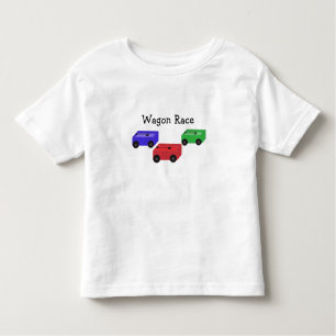 T-shirt Pour Les Tous Petits Wagon Race