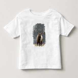 T-shirt Pour Les Tous Petits Wapiti mâle bramant, Parc national de Yellowstone,
