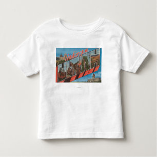 T-shirt Pour Les Tous Petits Washington, Utah - grandes scènes de lettre