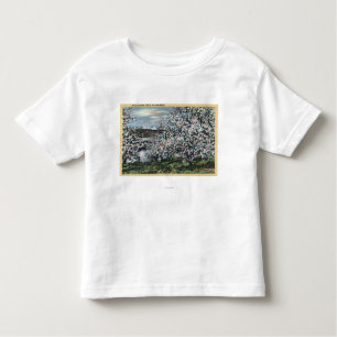 T-shirt Pour Les Tous Petits Washington - vue des pommiers Dans la fleur