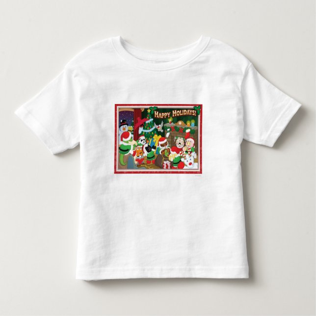 T-shirt Pour Les Tous Petits Webkinz bonnes fêtes ! (Devant)