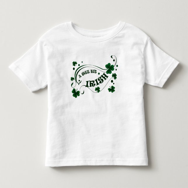 T-shirt Pour Les Tous Petits Wee Bit Irish St Patrick's Day (Devant)