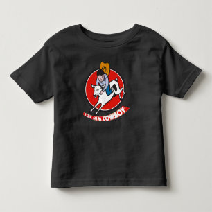 T-shirt Pour Les Tous Petits Western Rodeo Cowboy Mutton Bustin Ride "em Cowboy