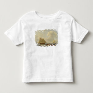 T-shirt Pour Les Tous Petits Wherry portant des passagers à deux a ancré le P