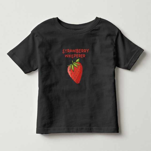 T-shirt Pour Les Tous Petits Whisperer aux fraises (Devant)