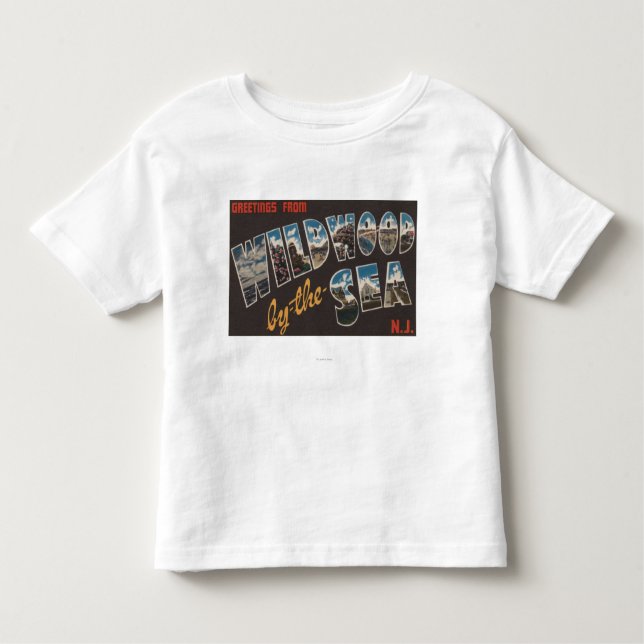 T-shirt Pour Les Tous Petits Wildwood-par-le-Mer, New Jersey 3 (Devant)