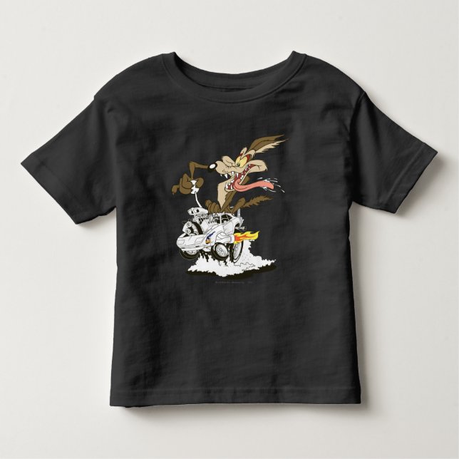 T-shirt Pour Les Tous Petits WILE E. COYOTE™ Pilote fou (Devant)