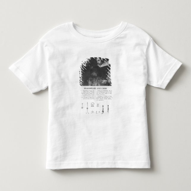 T-shirt Pour Les Tous Petits William Shakespeare et Ben Jonson (Devant)