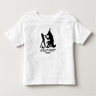 T-shirt Pour Les Tous Petits Wolf Fest 2024 Toddler Tee Design Front