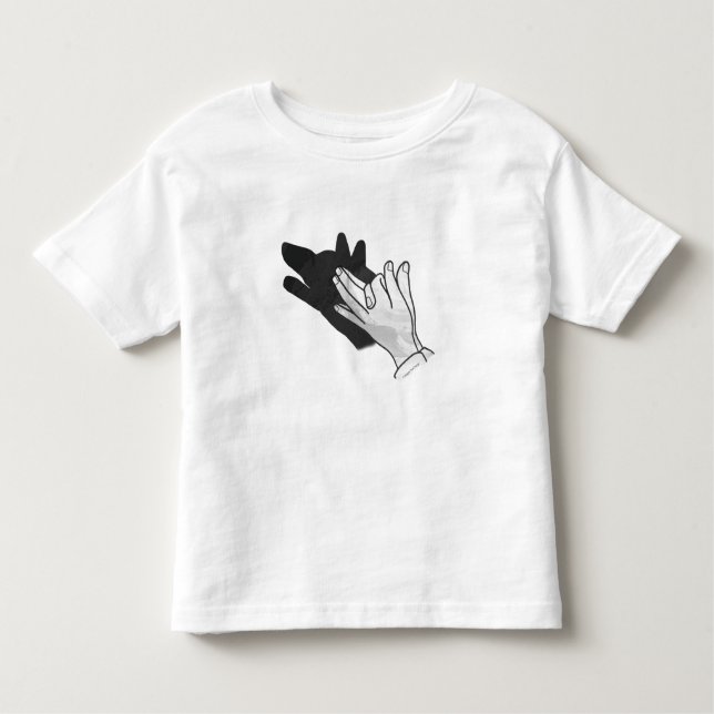 T-shirt Pour Les Tous Petits Wolf Silhouette (Devant)