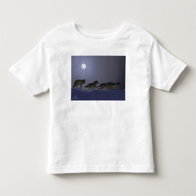 T-shirt Pour Les Tous Petits Wolfpack (Devant)