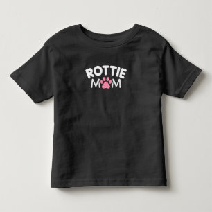 T-shirt Pour Les Tous Petits Womens Rottie Mama Apparel Rottweiler Owner Lover