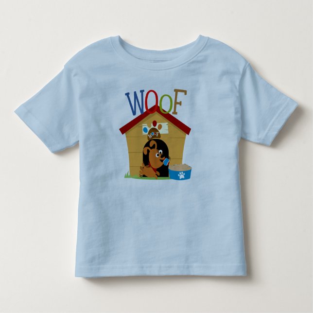 T-shirt Pour Les Tous Petits Woof Dog (Devant)