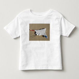 T-shirt Pour Les Tous Petits X-48B a mélangé le véhicule aérien touché par