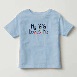 T-shirt Pour Les Tous Petits YaYa m'aime