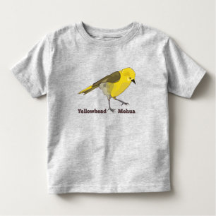 T-shirt Pour Les Tous Petits Yellowhead Mohua