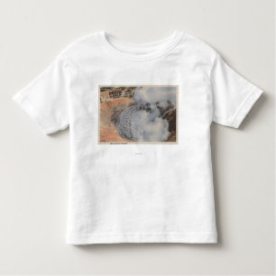 T-shirt Pour Les Tous Petits Yellowstone, WYView de cratère de volcan de boue